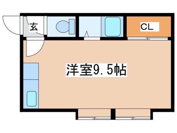 近藤マンションの物件間取画像